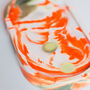Oval Trinket Tray In Orange Margarita, thumbnail 4 of 6