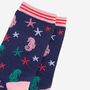 Womens Seahorse And Starfish Bamboo Socks, thumbnail 2 of 4