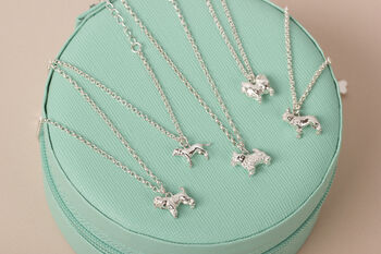 Personalised French Bulldog Silver Chain Bracelet, 4 of 8