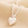 Tiny Heart Pendant Necklace, thumbnail 6 of 11