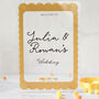 Personalised Party Sign, Scallop Frame, thumbnail 1 of 9