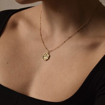 Hawaiian Pendant Necklace 18 K Gold Plated, 4 of 5