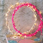 Pom Pom Fairy Light Decorative Hoop, thumbnail 2 of 7