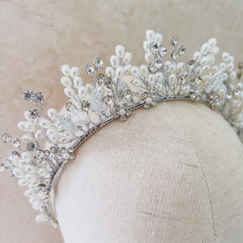 Pearl Bridal Crown, 4 of 6