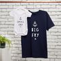 Big Fry, Little Fry T Shirt And Baby Grow Set, thumbnail 1 of 9