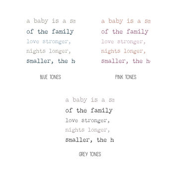 A Baby Is… Congratulations New Baby Card, 3 of 4