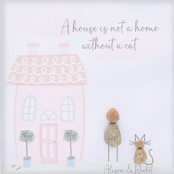 Personalised Cat Pebble Picture, 3 of 3