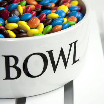 Personalised Super Size Man Bowl, 5 of 5