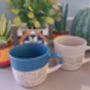 Ceramic Dipped Dash Coffee Mug, thumbnail 5 of 5