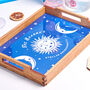 Personalised Celestial Wooden Drinks Tray, thumbnail 2 of 3