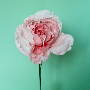 English Rose Paper Flower, 2 of 5