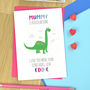 Dinosaur Card For Mummy, thumbnail 2 of 2