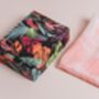 100% Mulberry Silk Scarf, Peach Marbling, thumbnail 5 of 5