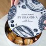 Illustrated Pies Personalised Cake Tin, thumbnail 1 of 1
