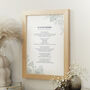 Personalised Print For Wedding And Funeral Readings, thumbnail 5 of 9