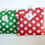 Spotty Advent Bags And Stickers, thumbnail 4 of 5