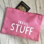 Personalised Travel Stuff Travel Documents Pouch, thumbnail 3 of 7