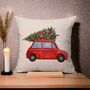 Driving Home For Christmas Cushion Cover, thumbnail 6 of 6