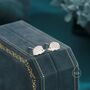Hedgehog Stud Earrings In Sterling Silver, thumbnail 2 of 12