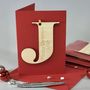 Personalised Letter Christmas Decoration And Card, thumbnail 8 of 12