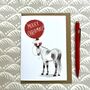 Horse Christmas Card, thumbnail 4 of 4