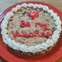 Two Layer Filled Eight Inch Large Cookie With Message, thumbnail 1 of 3