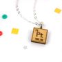 Periodic Table Chemical Element Necklace, thumbnail 4 of 5