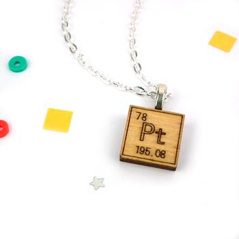 Periodic Table Chemical Element Necklace, 4 of 5