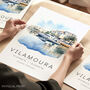 Portugal City Travel Print Of Vilamoura, thumbnail 1 of 7