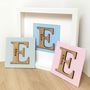 Personalised New Baby Oak Initial Gift, thumbnail 2 of 6
