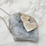 Personalised Twin Heart Necklace For Mum, thumbnail 1 of 2