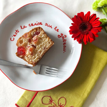 C'est La Cerise Sur Le Gateau Statement Plate, 2 of 3