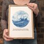 'You Are Not A Drop In The Ocean' Hand Painted Print, thumbnail 2 of 8