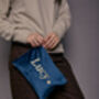 Personalised Name Velvet Accessory Bag, thumbnail 8 of 9