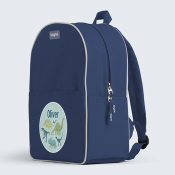 Personalised Dinosaurs Design Kids Everyday Backpack, 4 of 9