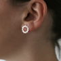 Mini Dotty Circle Earrings, thumbnail 1 of 6