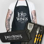 Personalised Lord Of The Wings BBQ Set, thumbnail 1 of 4