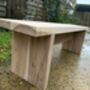 Oak Hallway Or Dining Room Bench, thumbnail 3 of 12