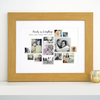 Personalised Family Is Everything Photo Collage, 9 of 10