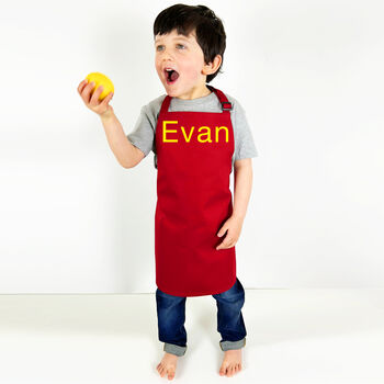 Personalised Name Children's Apron, 10 of 10