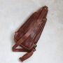 Brown Leather Crossbody Sling Bag, thumbnail 2 of 4