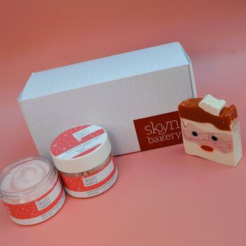 Santa Baby Medium Christmas Gift Box | Body Butter, Body Scrub And Soap, 4 of 6