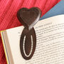 Iron Anniversary Love Heart Bookmark Clip, thumbnail 1 of 6