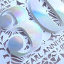 Personalised Pearl 30th Wedding Anniversary Card, thumbnail 2 of 3