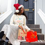 'Merry Christmas' Retro Sweatshirt Jumper, thumbnail 2 of 10