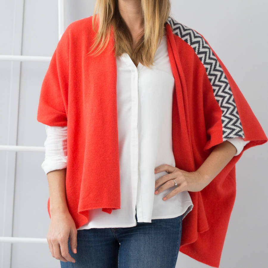 Coral Knitted Lambswool Cardigan By Gabrielle Vary Knitwear | notonthehighstreet.com