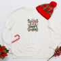 White 'Teacher Of Smart Cookies' Christmas Jumper, thumbnail 1 of 3