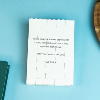 Personalised Map Print Made With Lego® Bricks: Anniversary And Engagement Present, 3 of 7