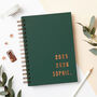 Personalised Contemporary 2025/26 Mid Year Diary, thumbnail 1 of 9