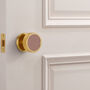 Pair Of Interior Door Knobs | Solid Brass | Gold | Spring Loaded, thumbnail 8 of 8